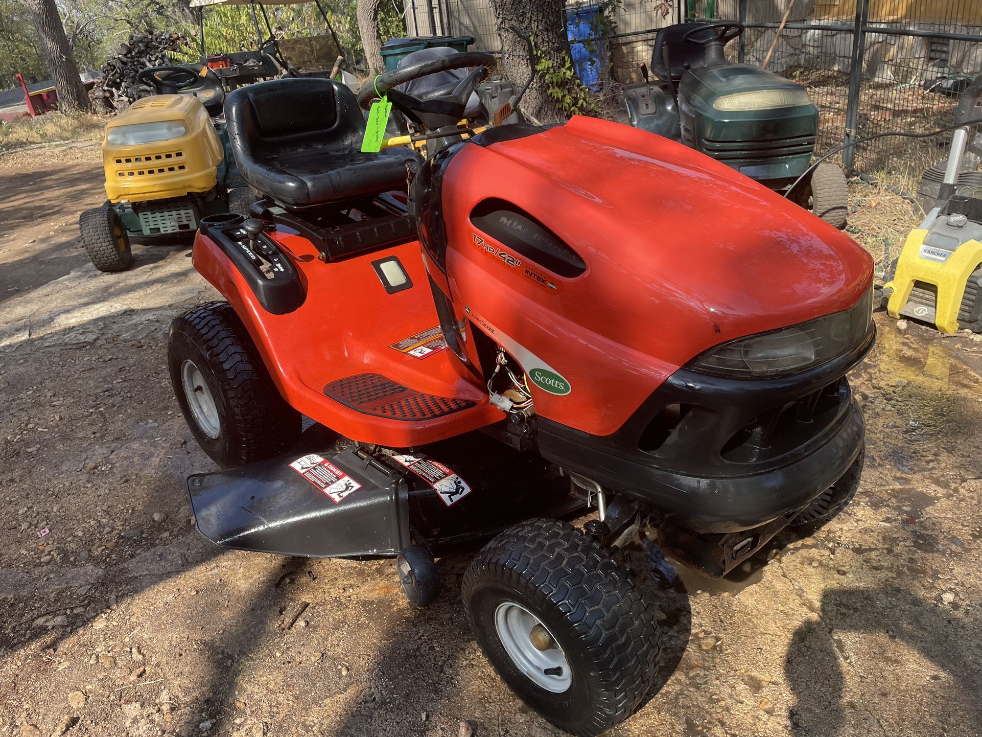 Scotts by John Deere 42” Riding Lawn Mower 17hp