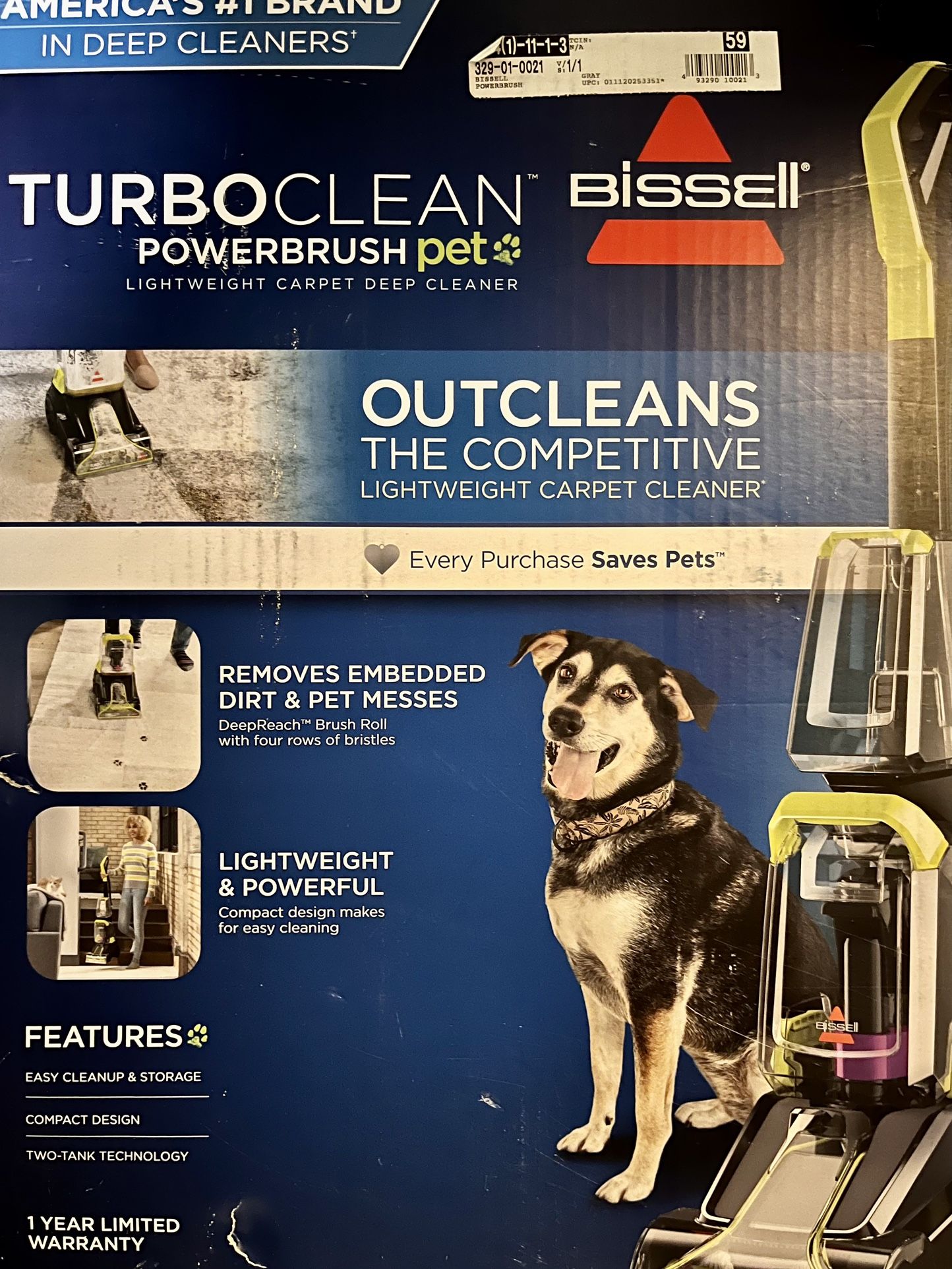 Bissell Brand New Unopened TurboClean Power Brush Pet