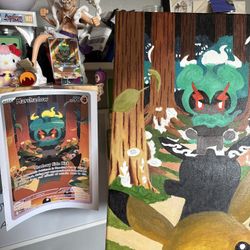 Custom Pokemon TCG Painting 