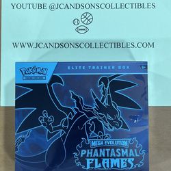 Pokémon Mega Evolution Phantasmal Flames Elite Trainer Box ETB Sealed