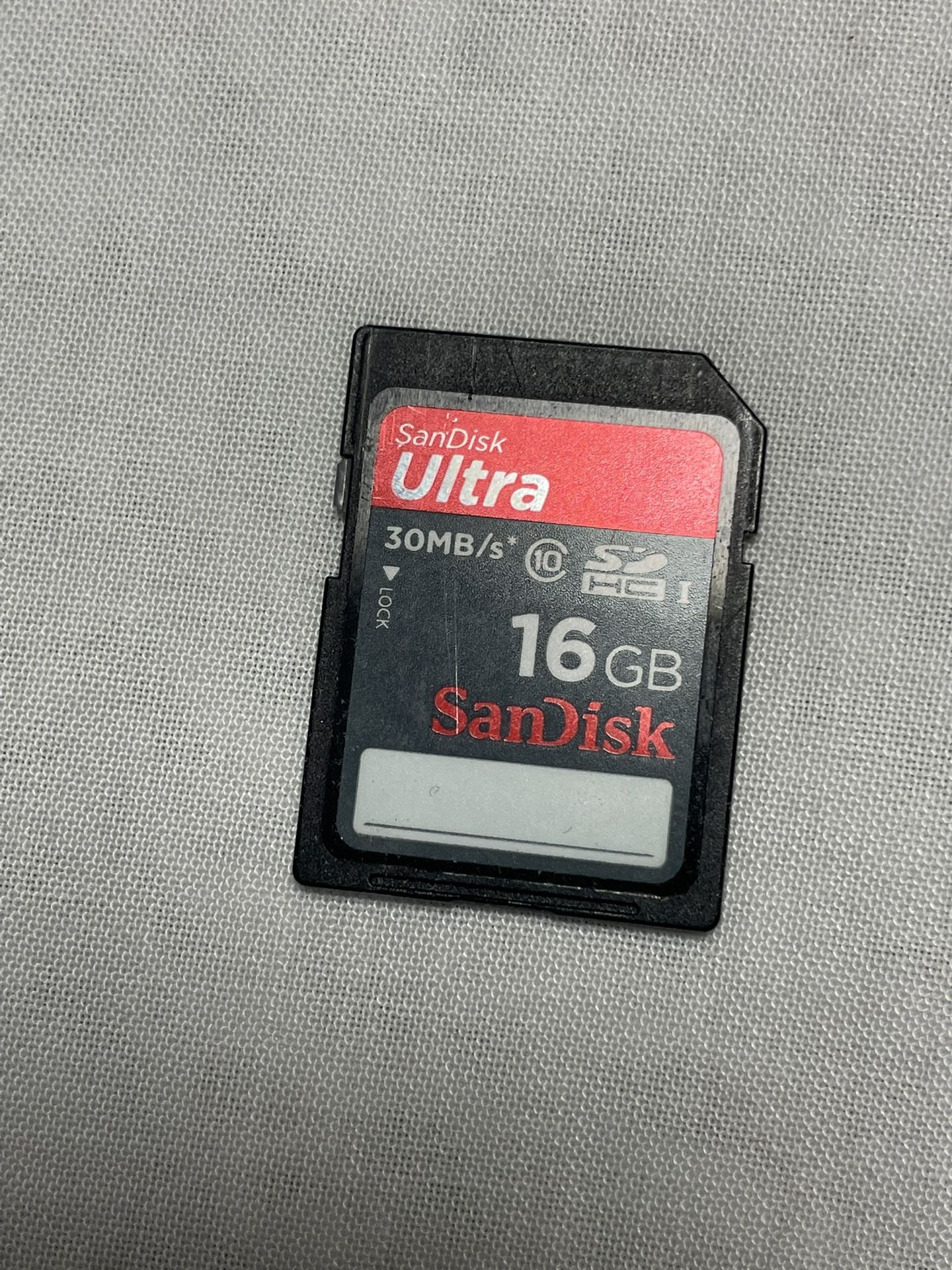 16GB SanDisk Ultra SD Card
