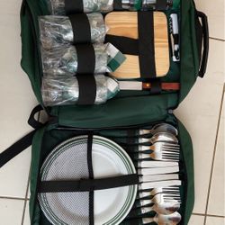 Camping Silverware Backpack 