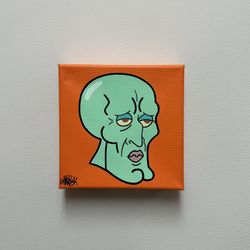 Hand painted Tiny Canvas 