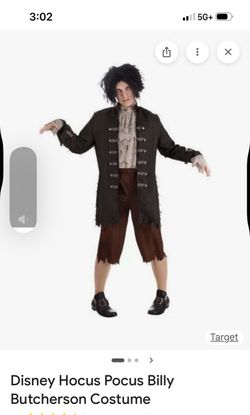 Disney Hocus Pocus Billy Butcherson Costume