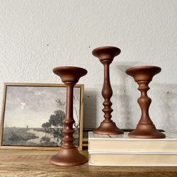 Set of 3 candleholders