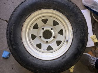 Trailer tire and wheel