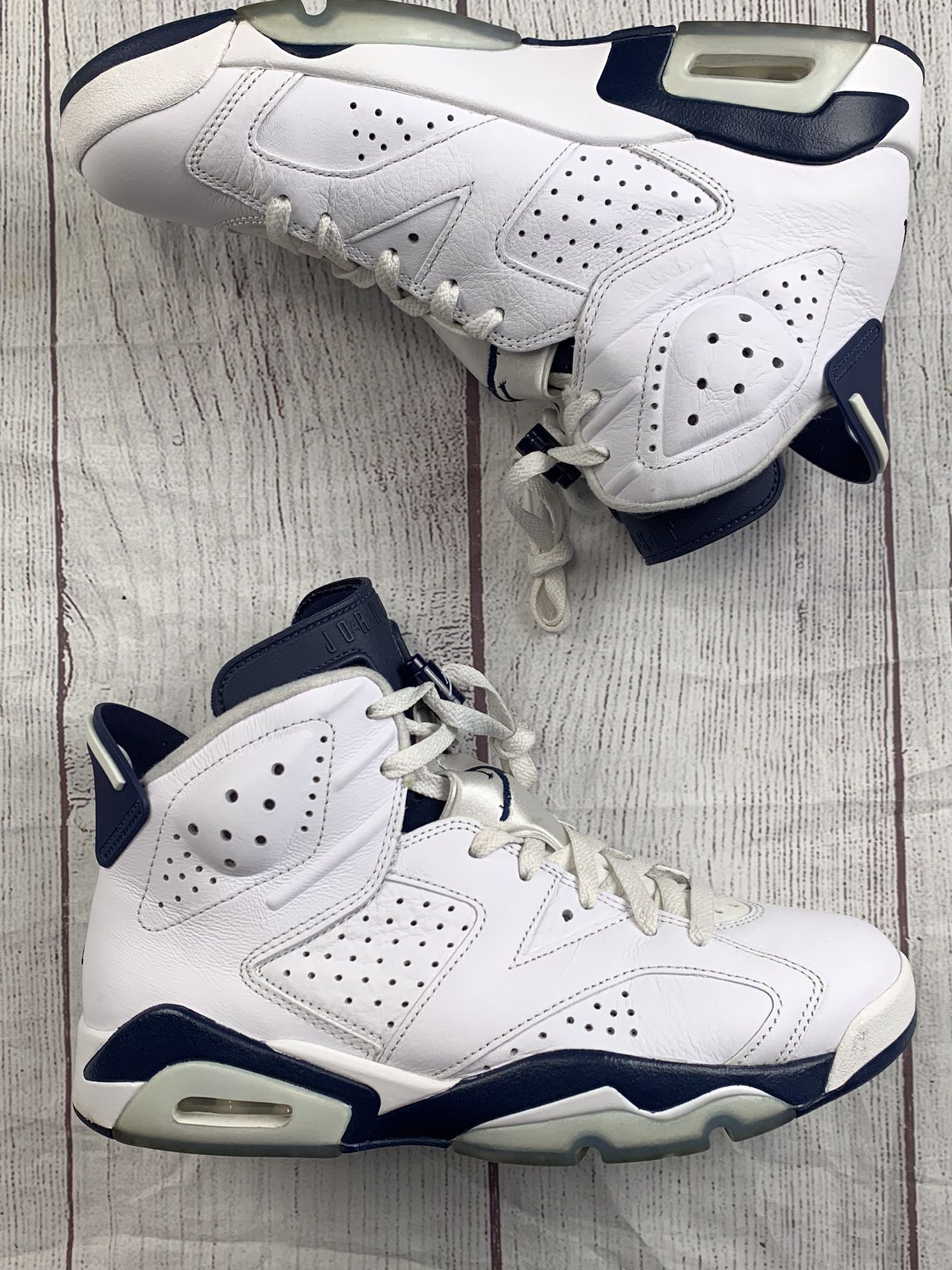 Nike Air Jordan 6 Navy Mens Size 9