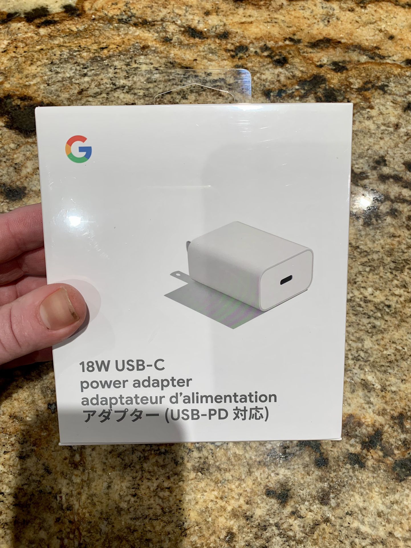 New Google 18W USB-C Adapter and Cord
