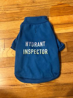 Hydrant Inspector Small Dog Shirt