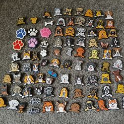 Dogs CROC Shoes Charms- 87 Total 