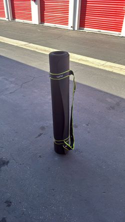 Yoga Club Rolled Yoga Mat with Carry Strap