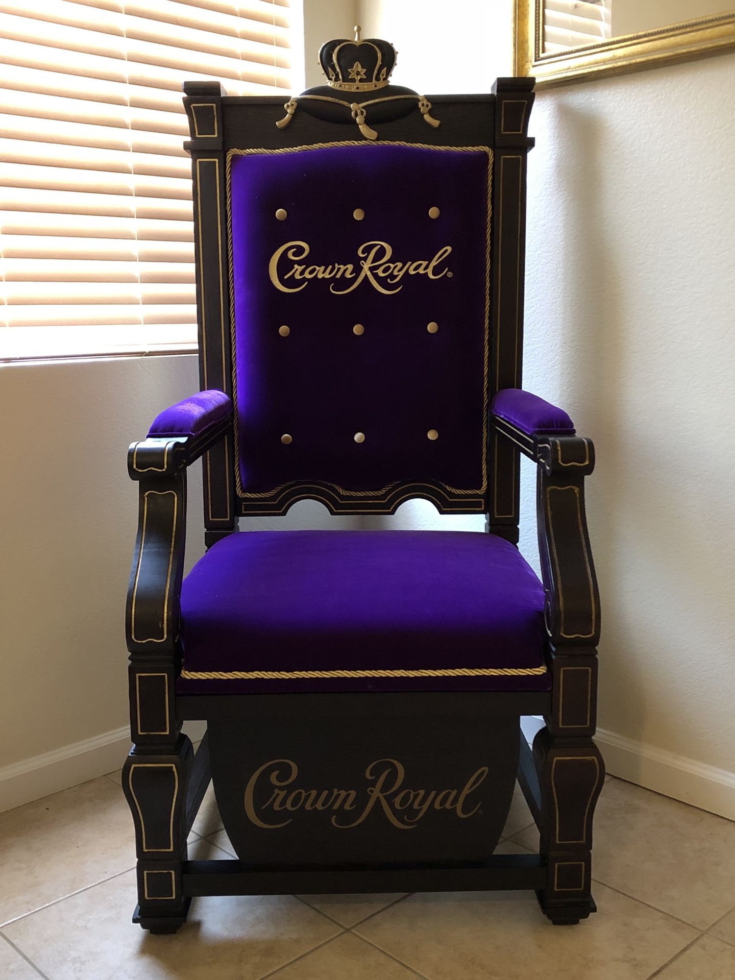 Crown Royal Thrown Chair