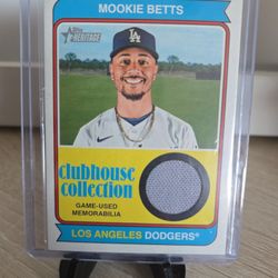 Dodgers  Mookie  Betts  Jersey  Card 