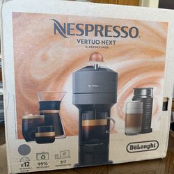 Nespresso Vertuo Next Coffee & Espresso Maker with Aeroccino3 - New In Box