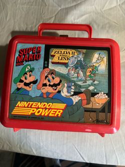 Super Mario Nintendo power 1989 lunch box