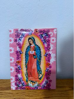 Our Lady of Guadalupe Art Print: K. Haile Maskel Watercolor, Handcrafted Frame
