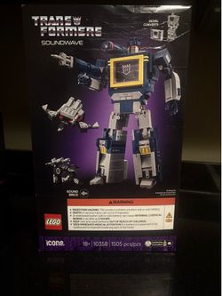 LEGO Transformers Soundwave Icons Set 10358