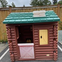 Huge Log Cabin Kids Playhouse 