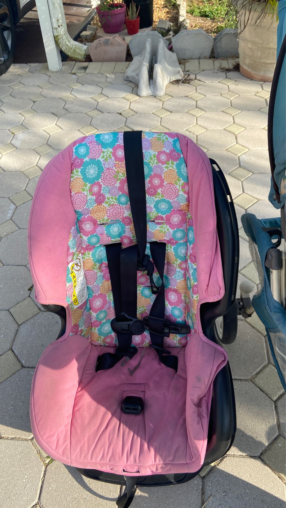 1-baby walker,1-stroller, 1- car seat