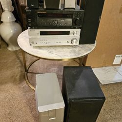 Receivers (2) With Subwoofers (2) With Speakers  Shown In Pictures 