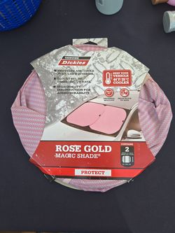 Rose gold magic shade window cover