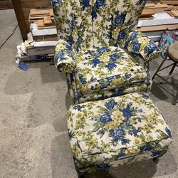 Chair And Footrest 