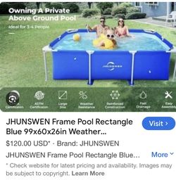 JHUNSWEN FRAMED POOL$50