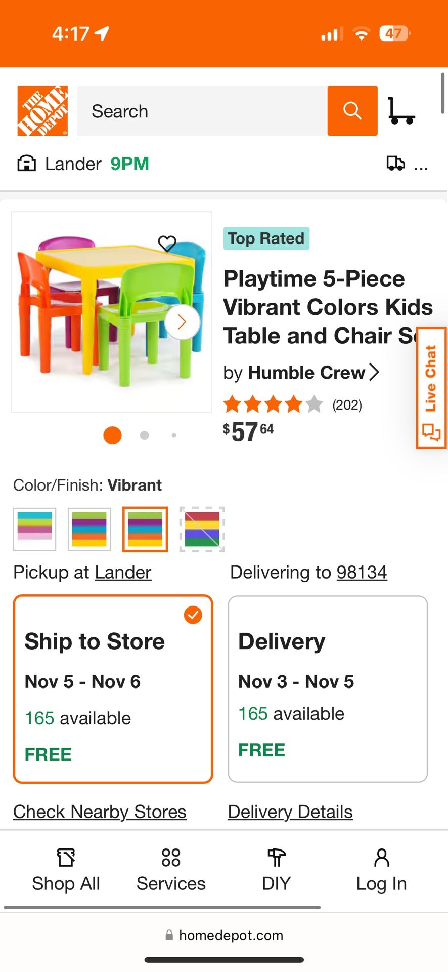 Playtime Kids Chairs & Table