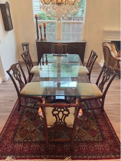 High‑end Century Furniture dining set from the Ardley Hall collection