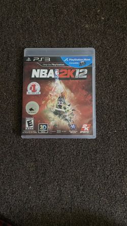 NBA 2k12 for ps3