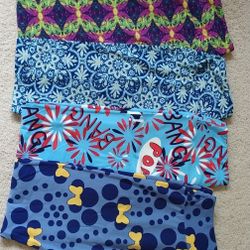 (4) LuLaRoe Fun Leggings - One Size (EPC)