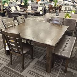 6pc Dining Table Set 