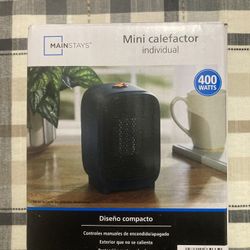  Mainstays Personal Electric Ceramic Heater – Black