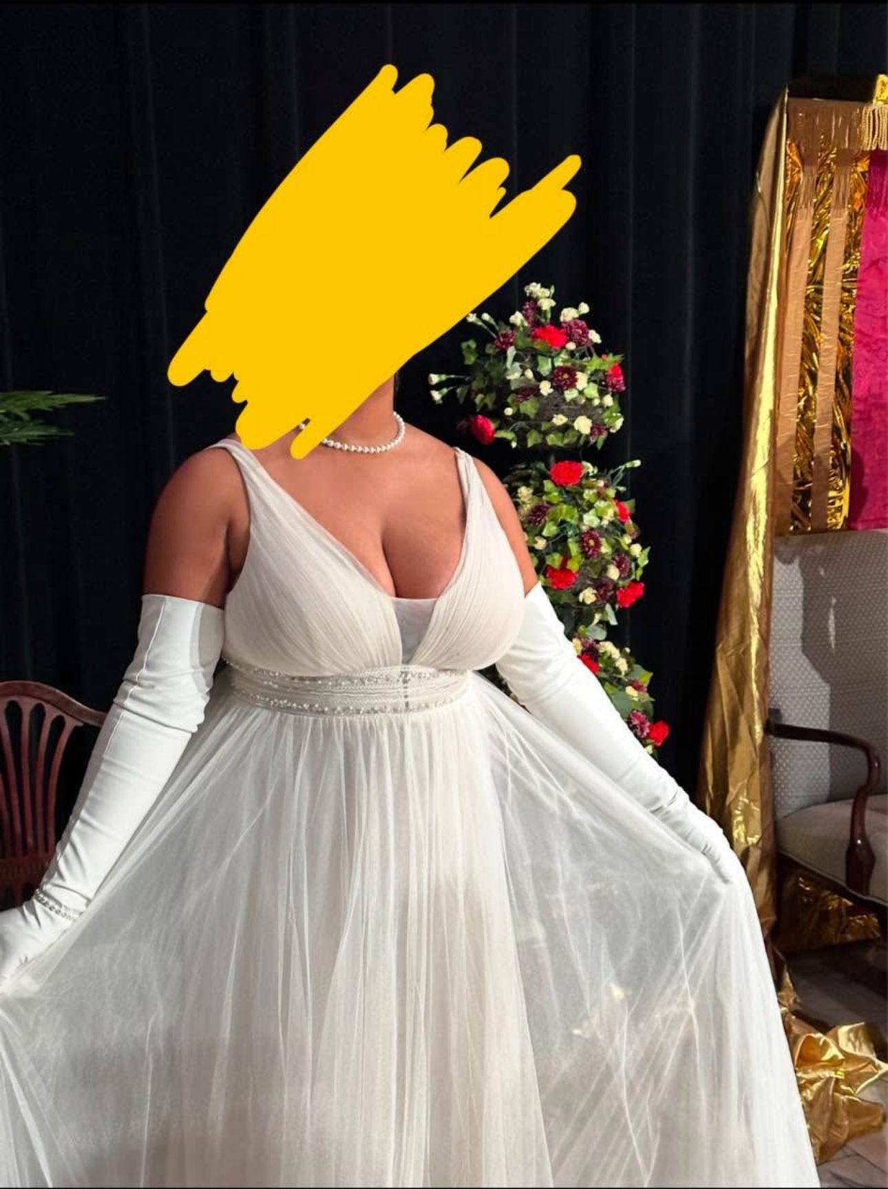 White Prom Dress
