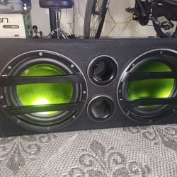Twin Fusion Speakers 12 Inches With CS-AW2120 Amplifier 