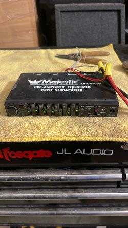 Majestic Pre Amp Equalizer With Subwoofer Control