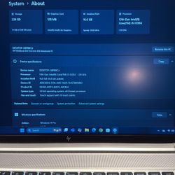HP EliteBook 650 15.6 inch G10  16.00 GB,  13th Gen Intel(R) Core(TM) i5-1335U. 256gb SSD win 11 and office