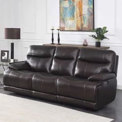 *Ridgeline Leather Reclining Sofa-New! Great Price!