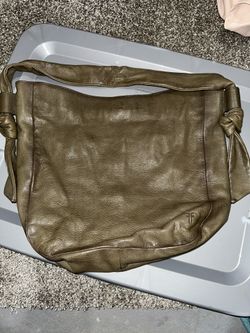 Green Leather Frye Bag