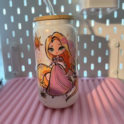 Rapunzel Glass Cup