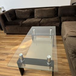 Large Glass Coffee Table