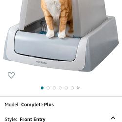 Scoop Free Cat Litter Box And Accessories 