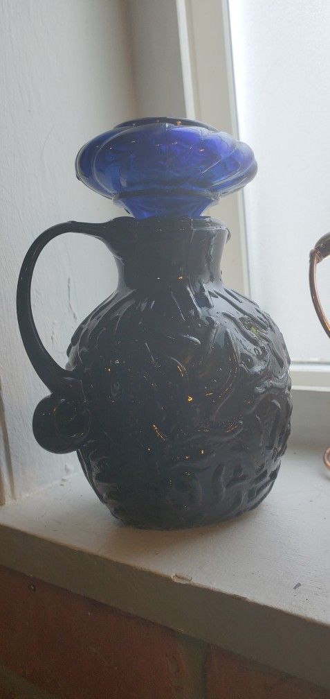 Cobalt Blue Water Pitcher