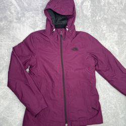 North Face Dryvent Jacket Women’s Sz Small Waterproof Breathable Purple