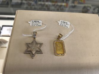14k10k solid gold diamond pendant different prices and grams layaway available 10% down if you interested please make sure you ask for Maribel thank y
