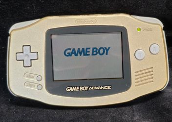 Nintendo GameBoy Advance Gold Console