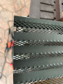 Black Metal Mesh Gutter Guard