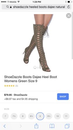 Shoedazzle Heeled Boots Dajee Natural