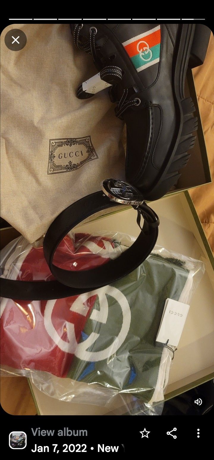 Gucci Belt & SCARF