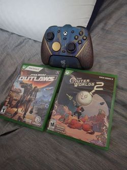 Xbox Series X Controller + Dock + Games